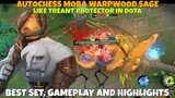 Auto Chess MOBA Warpwood Sage Best Set, Gameplay and Highlights ( Like Treant Protector in Dota)