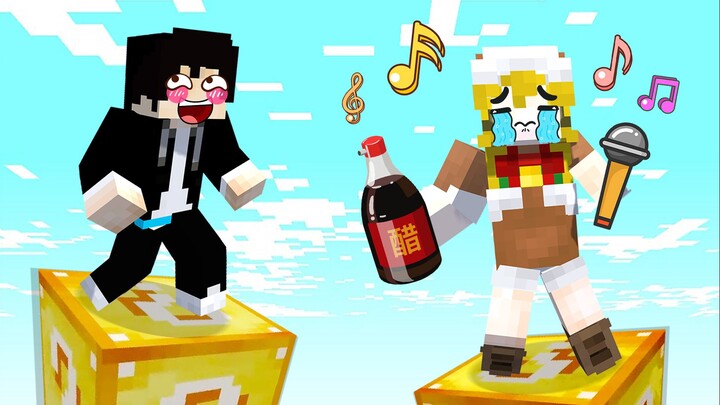Minecraft Lucky Block: The Little Bell Punishment Is Here—Drink Vinegar and Sing Love Songs?