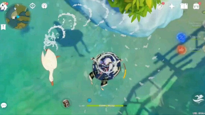 Ai roll được Đạt vịt chưa, Ayaka đang bị ổng giỡn nèk