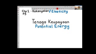 FIZIK F5 TENAGA KEUPAYAAN