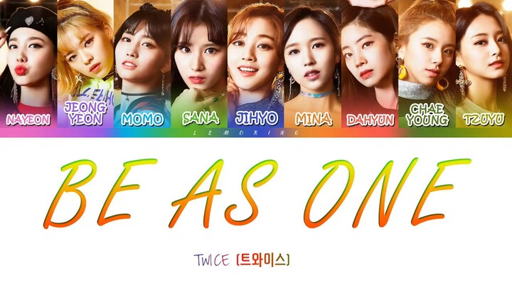 BE AS ONE (JAPAN) TWICE