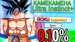 I Unlocked GOKU'S 0.1% Ultra Instinct - Roblox