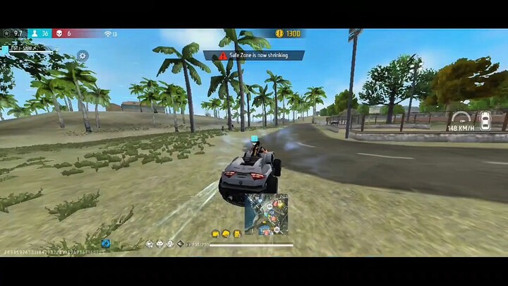 free fire gameplay and Br rank