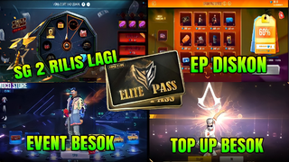 bocoran elite pass diskon, shotgun 2 m1887 rilis lagi, top up bonus