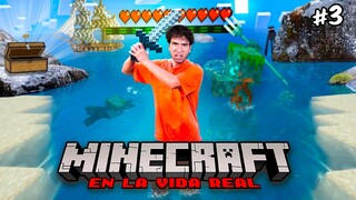 Sobreviví 7 días en Minecraft de la Vida Real - Día 3