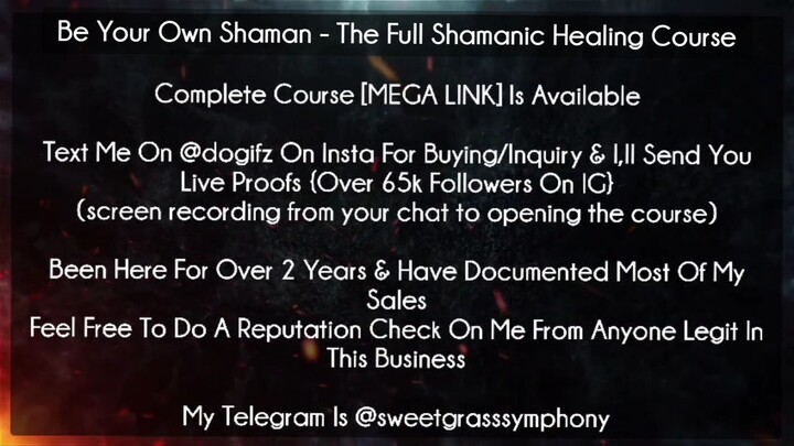 Be Your Own Shaman - The Full Shamanic Healing Course download