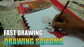 One punch man | Speed Drawing Saitama !!