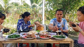 Giao lưu Thánh Lầy gặp hai cha con ẩm thực Chòi Lá | AT2BC T114