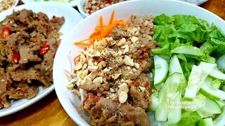 Bí quyết THỊT BÒ XÀO SẢ ỚT Mềm ẩm không bị dai đổi món ăn kèm bún rau sống rất ngon |Nhamtran FV