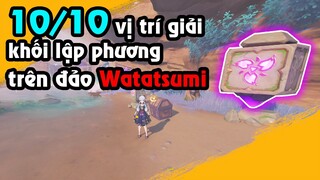 10 vị trí giải khối lập phương trên đảo Watatsumi | Inazuma Genshin Impact