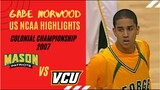 Gabe Norwood US NCAA [George Mason Univ] vs [VCU] | Colonial Championship March 06, 2007