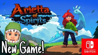 New Game! Arietta of Spirits Gameplay Nintendo Switch