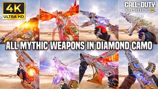 All Mythic weapons in Diamond camo in CODM