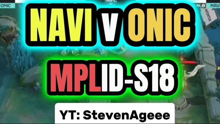 NAVI v ONIC • MPLIDS18