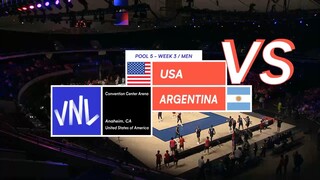 VNL2023_ 🇦🇷 vs 🇺🇸 _ Men’s Match _ Final Leg