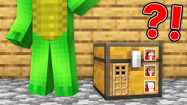 JJ Family Built a House inside Mikey’s CHEST in Minecraft (Maizen)