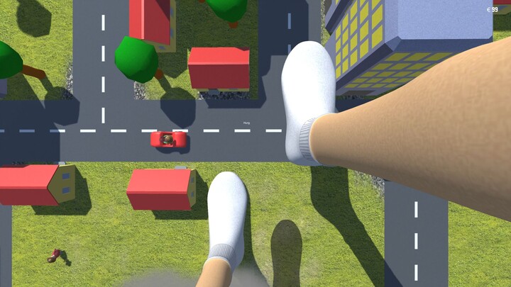 A giant foot fit for a god