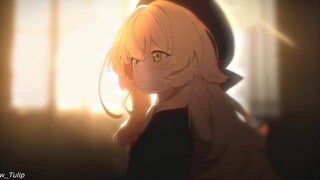 少女看向远方，思念着远方...