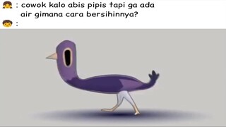 cwo klo abis pipis tpi g ad air gmna cara bersihinnya?