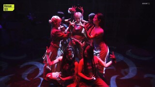 日本新女团HANA解锁音乐节目场地101，带来出道曲ROSE的最新舞台