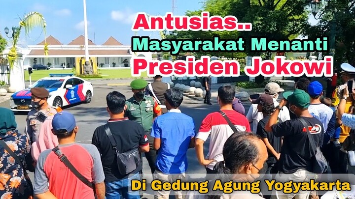 Momen Presiden Jokowi Keluar Dari Istana Kepresidenan Menuju Keraton Yogyakarta | Jokowi Di Jogja