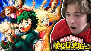 NON-Anime fan reacts to EVERY My Hero Academia Opening (1-9)