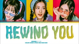 MISAMO REWIND YOU Lyrics (Color Coded Lyrics)