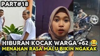 HIBURAN LUCU WARGA +62 || MEME VIDEO || MENAHAN RASA MALU