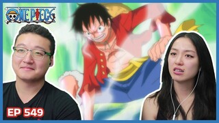 LUFFY FIGHTS JIMBEI 🔥 | One Piece Episode 549 Couples Reaction & Discussion