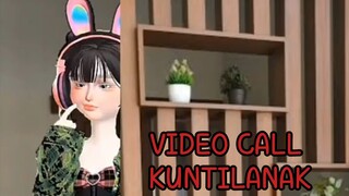 video call kuntilanak part 3 || cerita hantu versi zepeto