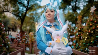 Hatsune Miku - Poka Poka Planet (Snow Miku Cosplay 2020)