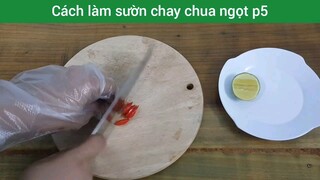 Cách làm sườn chay chua ngọt p5