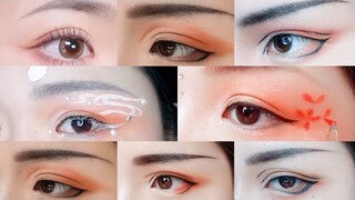 Trang điểm mắt, vẽ chu sa cổ trang Trung| Chinese ancient eyes makeup- Nhã Di Các.