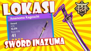 Lokasi Sword Inazuma! Cara Dapat Amenoma Kageuchi Genshin Impact Indonesia