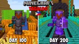 I Played Minecraft for 200 Days... (Tagalog)