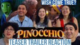 PINOCCHIO Live Action Teaser Reaction!! | Disney Plus 2022 | MaJeliv Reactions l a wish come true?