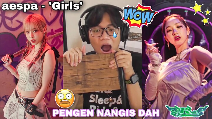INI COMEBACK TERBAIK MEREKA WOY😱|| aespa 에스파 'Girls' MV || REACTION (Indonesia)