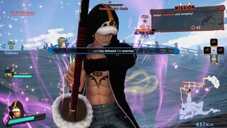 One Piece Pirate Warriors 4 - Law Max Level Gameplay Moveset Showcase (HD)