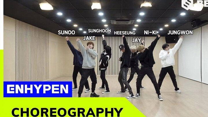 【مؤثرات بالصينية】 الدم الذي يسيل من التاج 'Given-Taken' تدريب الرقص في غرفة التدريب ENHYPEN