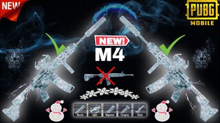 Full Maxed M4 Glacier Attachments $30,000 UC 🔥| PUBG MOBILE 😍