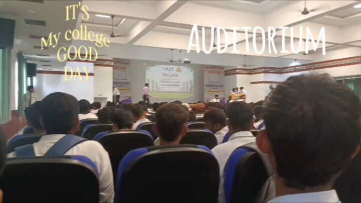 My college in auditorium ❤️#college #day#tarnding