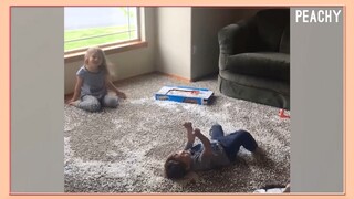 I'd HATE to Be the One Who Has to Clean Up This Mess 😂❄️ | First Snow Fails | The Peachy Show Ep. 14