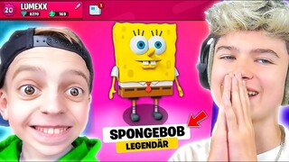 Ich PRANKE kleinen JUNGEN mit SPONGEBOB SKIN... 👶🤣 (ER RASTET AUS) in Stumble Guys