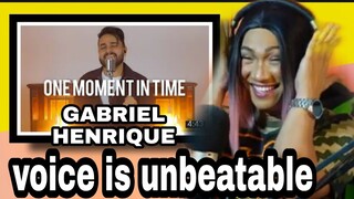 One Moment in Time - Gabriel Henrique (Cover Whitney Houston) [ REACTION VIDEO ]