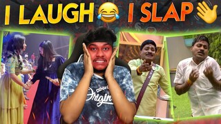 I LAUGH I SLAP MYSELF👋 Try Not to Laugh Challenge😜 Part 4 | Indian Funny Videos🤣 Amala Shaji Tamil