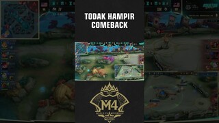 TODAK HAMPIR COMEBACK DI M4 WORLD CHAMPIONSHIP MOBILE LEGENDS #shorts #mobilelegends #m4