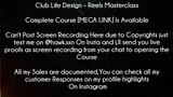 Club Life Design Course Reels Masterclass download