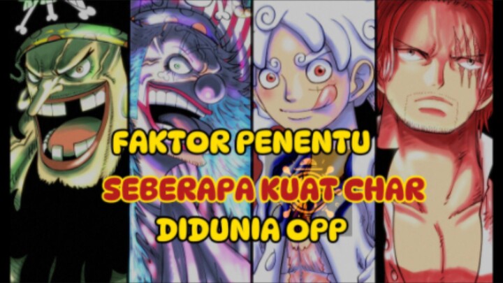 Kriteria Kekuatan Karakter One Piece