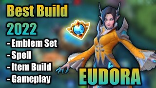 EUDORA BEST BUILD 2022 | TOP 1 GLOBAL EUDORA BUILD | EUDORA - MOBILE LEGENDS | MLBB