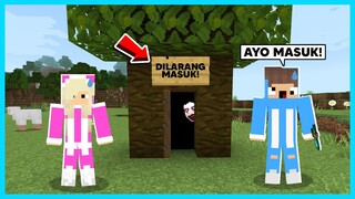 MIPAN & ZUZUZU Menemukan Pintu Yang Mengerikan! ISI NYA SEREM - Minecraft Survival